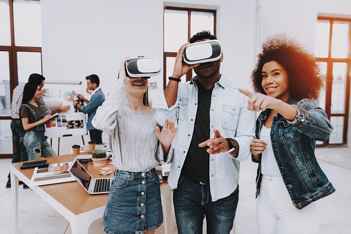 The use of virtual reality in business