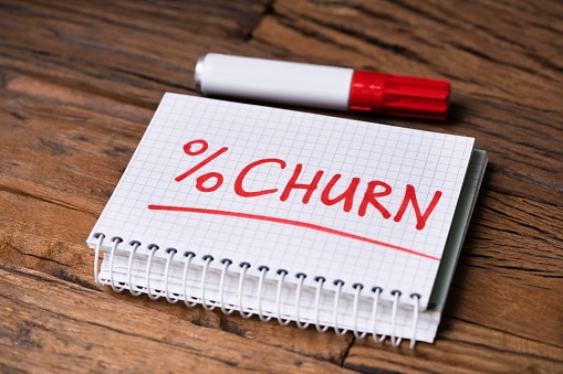 Churn percentage sheet