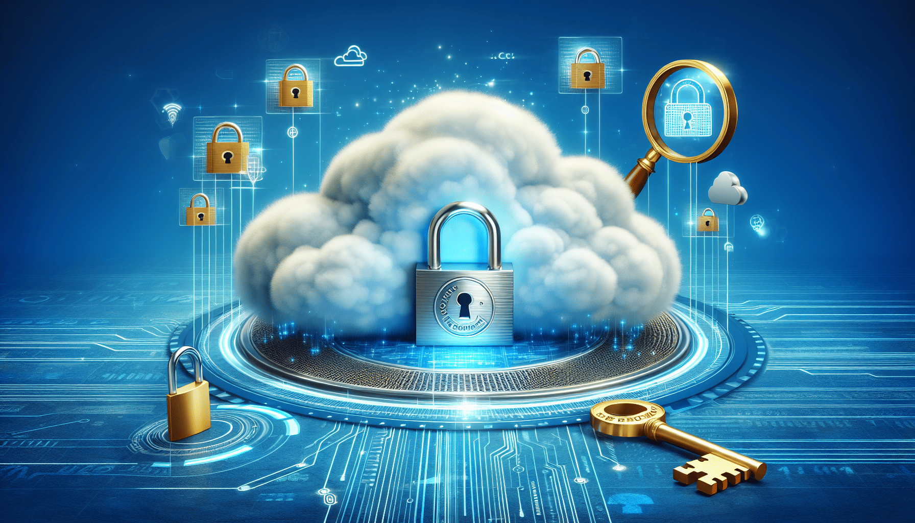 Illustration of implementing cloud security measures