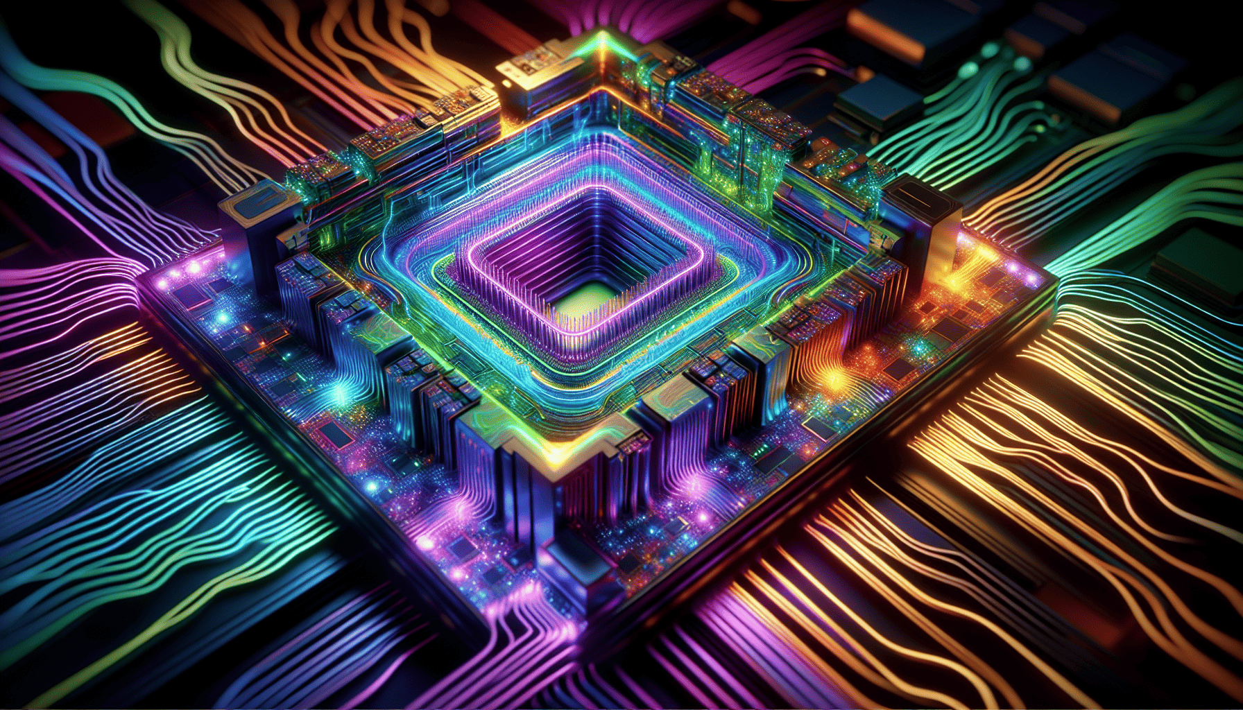 Illustration of TPU architecture components