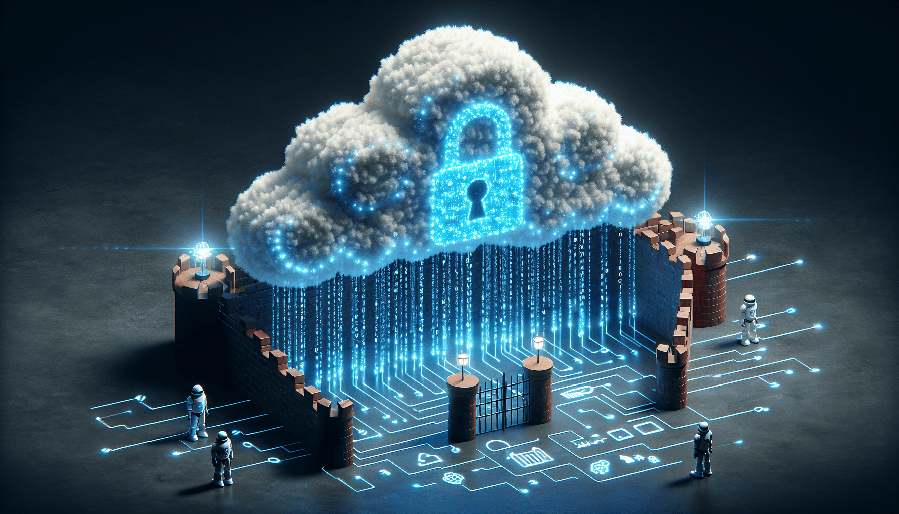 Illustration of implementing cloud security best practices