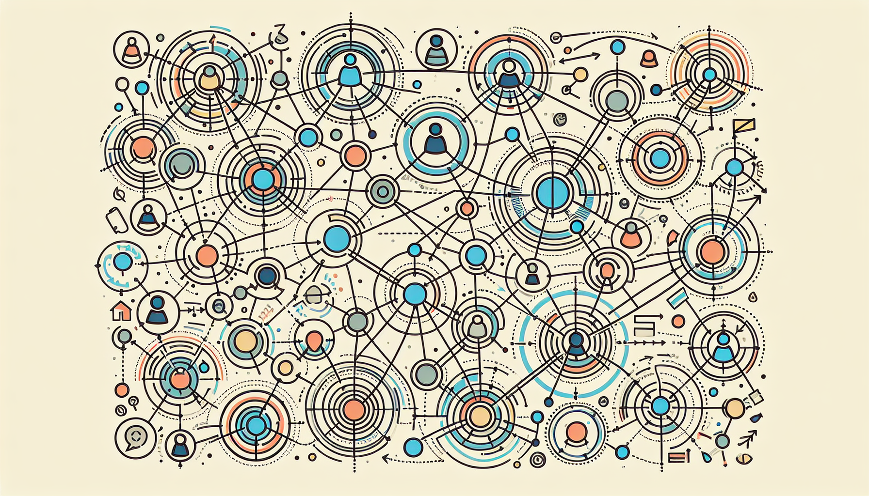 Project Communication Plan mind map with interconnected channels and roles